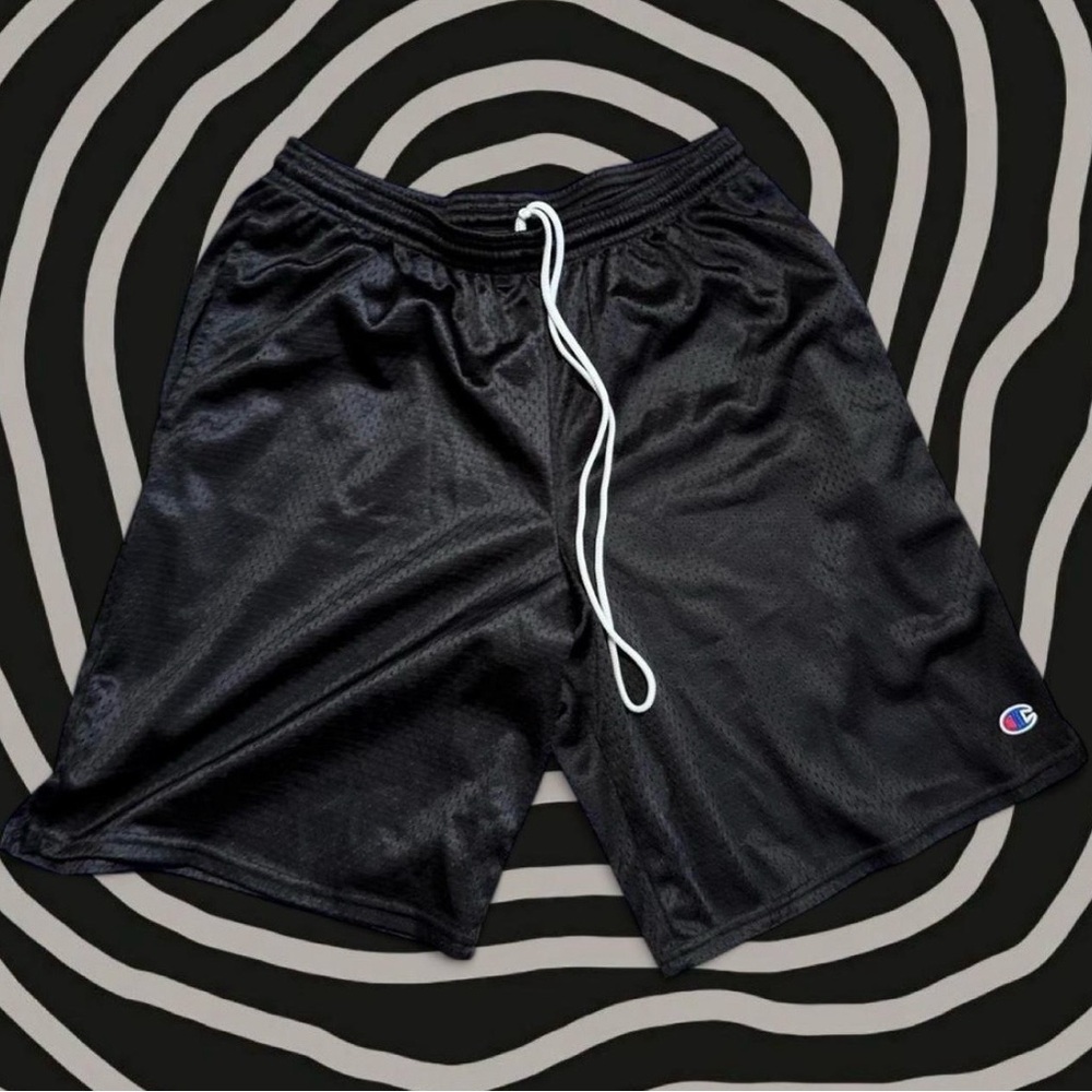 Champion Men's Black Mesh Shorts